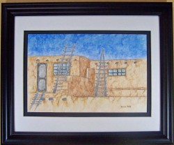 Home in the Sky $270 framed 16x20 CPA111908