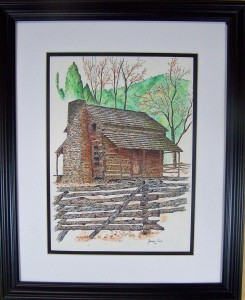 JOHN S PLACE  $200 view#1  framed 16x20  CA32A290