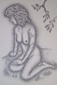 Pen & Ink     Eve 11x17  $25.00    17186