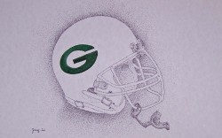 Pen & Ink     Greenbrier Helmet $25.00 11x17   C67A196