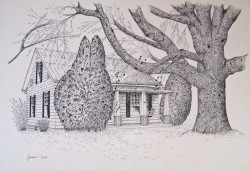 Pen & Ink Mama Maye's KY. home 11x17 $25.00 29290