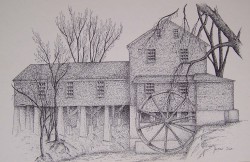 Pen & Ink       Pigeon Forge Mill $25.00  11x17        38A891