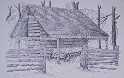 Pen & Ink       Plunder & Corn Shed $25.00 11x17  42A1091