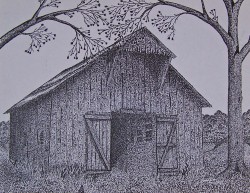 Herman Lee's Barn $25.00  8.5x11  1B