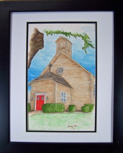 R.I. Church .  $200 framed 16x20    CA75A600