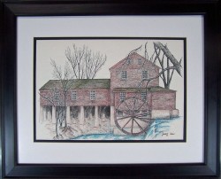 THE MILL                 $200. framed          16x20    CA38A891