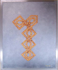 The Letter Gold   mounted   $1,150  3.25x33x27  CAA149111