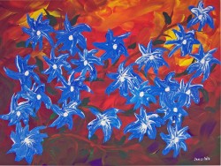 White Center Flowers      $250      1.50x18x24               CAA145910