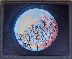 Winter Moon $350 3.D mounted 2.75x19.50x23.50 CAA131410